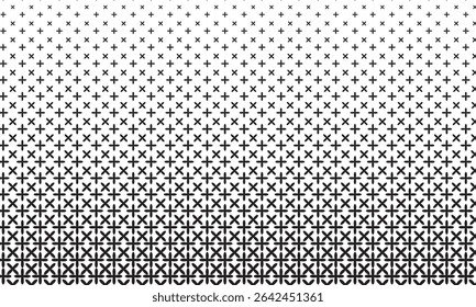 Fondo de patrón de elipse abstracto monocromático de semitono