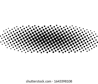 Ilustración de vectores punteados monocromo de semitono.