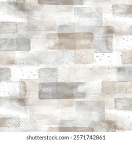 Halftone Monochrome Grunge Vertical Lines Texture, Vector Illustration Seamless Pattern Abstract Geometric