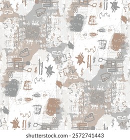 Halftone Monochrome Grunge Vertical Lines Texture, Vector Illustration Seamless Pattern Abstract Geometric