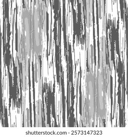 Halftone Monochrome Grunge Vertical Lines Texture, Vector Illustration Seamless Pattern Abstract Geometric