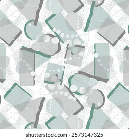 Halftone Monochrome Grunge Vertical Lines Texture, Vector Illustration Seamless Pattern Abstract Geometric