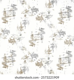 Halftone Monochrome Grunge Vertical Lines Texture, Vector Illustration Seamless Pattern Abstract Geometric