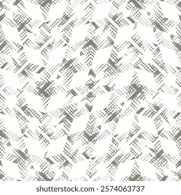 Halftone Monochrome Grunge Vertical Lines Texture, Vector Illustration Seamless Pattern Abstract Geometric
