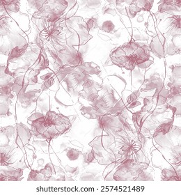 Halftone Monochrome Grunge Vertical Lines Texture, Vector Illustration Seamless Pattern Abstract Geometric