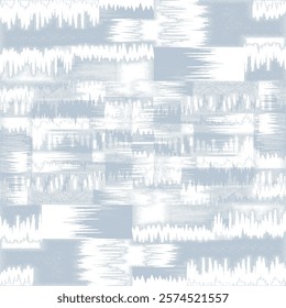 Halftone Monochrome Grunge Vertical Lines Texture, Vector Illustration Seamless Pattern Abstract Geometric