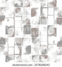 Halftone Monochrome Grunge Vertical Lines Texture, Vector Illustration Seamless Pattern Abstract Geometric