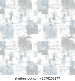 Halftone Monochrome Grunge Vertical Lines Texture, Vector Illustration Seamless Pattern Abstract Geometric