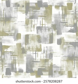 Halftone Monochrome Grunge Vertical Lines Texture, Vector Illustration Seamless Pattern Abstract Geometric