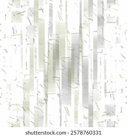 Halftone Monochrome Grunge Vertical Lines Texture, Vector Illustration Seamless Pattern Abstract Geometric 