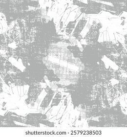 Halftone Monochrome Grunge Vertical Lines Texture, Vector Illustration Seamless Pattern Abstract Geometric