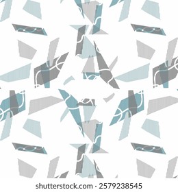 Halftone Monochrome Grunge Vertical Lines Texture, Vector Illustration Seamless Pattern Abstract Geometric