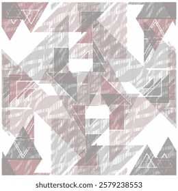 Halftone Monochrome Grunge Vertical Lines Texture, Vector Illustration Seamless Pattern Abstract Geometric