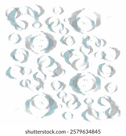 Halftone Monochrome Grunge Vertical Lines Texture, Vector Illustration Seamless Pattern Abstract Geometric	
