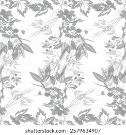 Halftone Monochrome Grunge Vertical Lines Texture, Vector Illustration Seamless Pattern Abstract Geometric	
