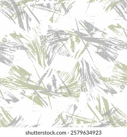Halftone Monochrome Grunge Vertical Lines Texture, Vector Illustration Seamless Pattern Abstract Geometric	

