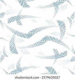 Halftone Monochrome Grunge Vertical Lines Texture, Vector Illustration Seamless Pattern Abstract Geometric	
