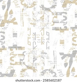 Halftone monochrome grunge vertical lines texture. Abstract decorative background with straight stripes.Chaotic graphic pattern. Vector illustration of seamless pattern , Abstract geometric background