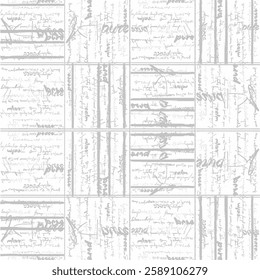 Halftone monochrome grunge vertical lines texture. Abstract decorative background with straight stripes.Chaotic graphic pattern. Vector illustration of seamless pattern , Abstract geometric background