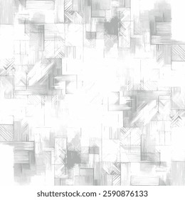 Halftone monochrome grunge vertical lines texture. Abstract decorative background with straight stripes.Chaotic graphic pattern. Vector illustration of seamless pattern , Abstract geometric background