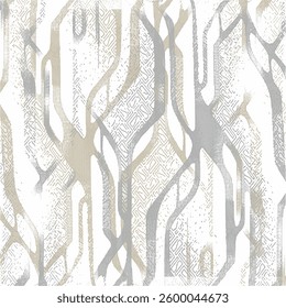 Halftone monochrome grunge vertical lines texture. Abstract decorative background with straight stripes.Chaotic graphic pattern. Vector illustration of seamless pattern , Abstract geometric background