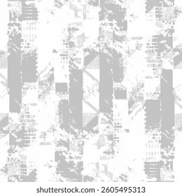 Halftone monochrome grunge vertical lines texture. Abstract decorative background with straight stripes.Chaotic graphic pattern. Vector illustration of seamless pattern , Abstract geometric background