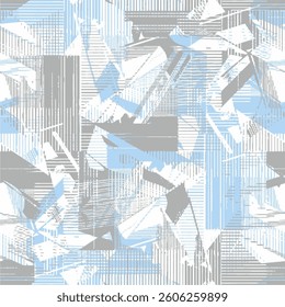 Halftone monochrome grunge vertical lines texture. Abstract decorative background with straight stripes.Chaotic graphic pattern. Vector illustration of seamless pattern , Abstract geometric background