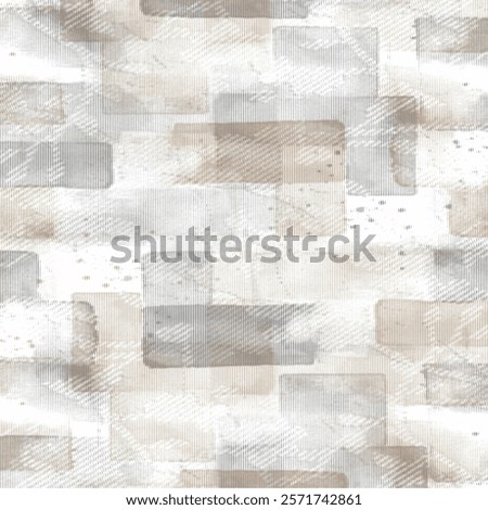 Halftone Monochrome Grunge Vertical Lines Texture, Vector Illustration Seamless Pattern Abstract Geometric