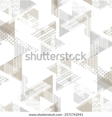 Halftone Monochrome Grunge Vertical Lines Texture, Vector Illustration Seamless Pattern Abstract Geometric