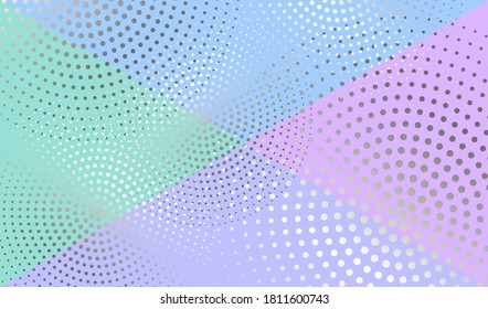 Halftone monochrome pattern. Halftone dots in circle forms. EPS10