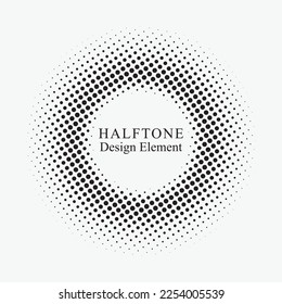 Halftone monochrome pattern with dots. Dotted background for posters, websites, business cards, postcards, interior design.