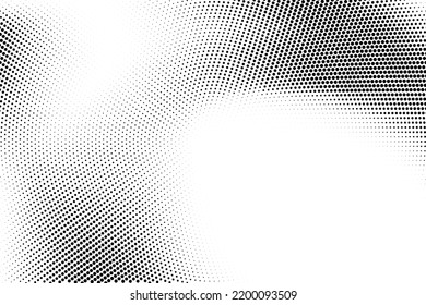 Halftone monochrome pattern with dots. Minimalism, vector. Background for posters, websites, business cards, postcards, interior design.