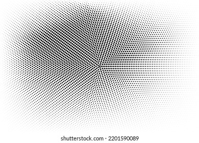 Patrón monocromo de semitono con puntos. Minimalismo, vector. Antecedentes para afiches, sitios web, tarjetas de visita, postales, diseño interior.