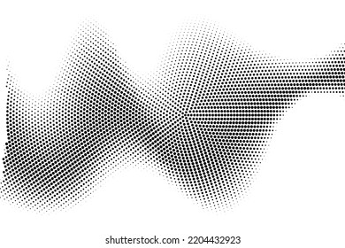 Patrón monocromo de semitono con puntos. Minimalismo, vector. Antecedentes para afiches, sitios web, tarjetas de visita, postales, diseño interior.