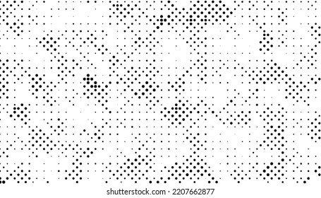 Patrón monocromo de semitono con puntos. Minimalismo, vector. Antecedentes para afiches, sitios web, tarjetas de visita, postales, diseño interior.