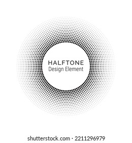 Halftone monochrome pattern with dots. Minimalism, vector. Background for posters, websites, business cards, postcards, interior design.