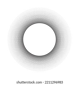 Halftone monochrome pattern with dots. Minimalism, vector. Background for posters, websites, business cards, postcards, interior design.