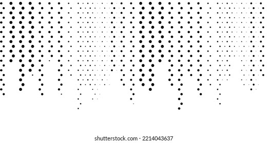 Halftone monochrome pattern with dots. Minimalism, vector. Background for posters, websites, business cards, postcards, interior design.