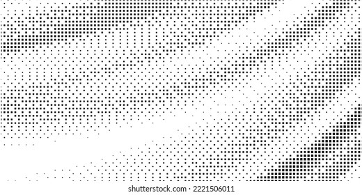 Halftone monochrome pattern with dots. Minimalism, vector. Background for posters, websites, business cards, postcards, interior design.