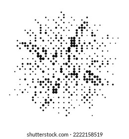Patrón monocromo de semitono con puntos. Minimalismo, vector. Antecedentes para afiches, sitios web, tarjetas de visita, postales, diseño interior.