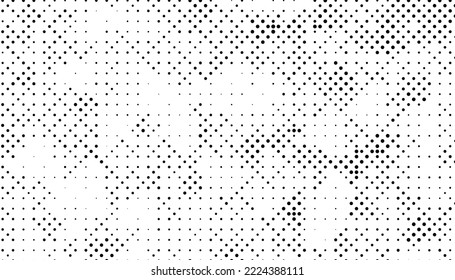 Halftone monochrome pattern with dots. Minimalism, vector. Background for posters, websites, business cards, postcards, interior design.