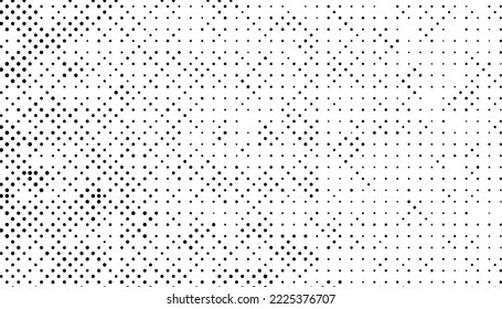 Halftone monochrome pattern with dots. Minimalism, vector. Background for posters, websites, business cards, postcards, interior design.