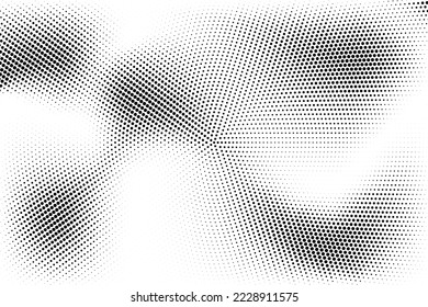 Patrón monocromo de semitono con puntos. Minimalismo, vector. Antecedentes para afiches, sitios web, tarjetas de visita, postales, diseño interior.