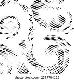 Halftone monochrome pattern with dots. Minimalism, vector. Background for posters, websites, business cards, postcards, interior design