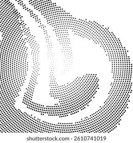 Halftone monochrome pattern with dots. Minimalism, vector. Background for posters, websites, business cards, postcards, interior design