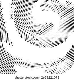 Halftone monochrome pattern with dots. Minimalism, vector. Background for posters, websites, business cards, postcards, interior design