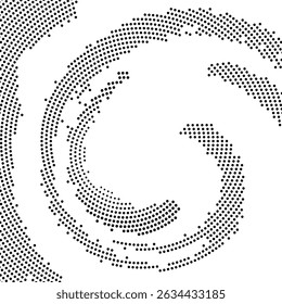 Halftone monochrome pattern with dots. Minimalism, vector. Background for posters, websites, business cards, postcards, interior design