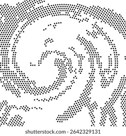 Patrón monocromático semitono con puntos. Minimalismo, Vector. Fondo para carteles, Sitios web, tarjetas de visita, postales, diseño de interiores