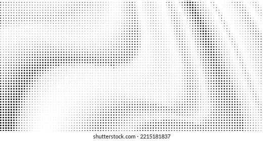 Patrón monocromo de semitono con cuadrados. Minimalismo, vector. Antecedentes para afiches, sitios web, tarjetas de visita, postales, diseño interior.