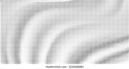 Patrón monocromo de semitono con cuadrados. Minimalismo, vector. Antecedentes para afiches, sitios web, tarjetas de visita, postales, diseño interior.